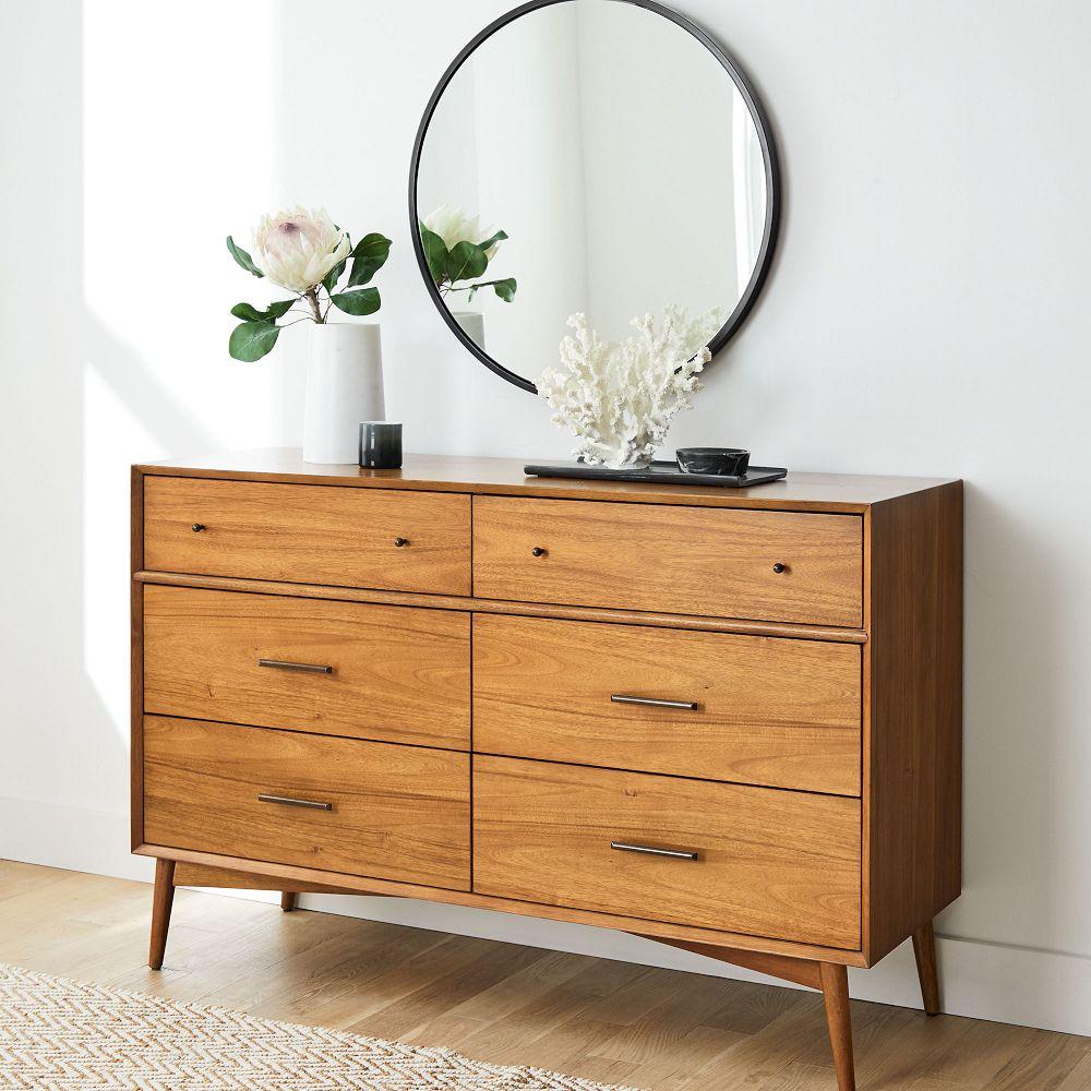 West elm modern 6 drawer dresser discount